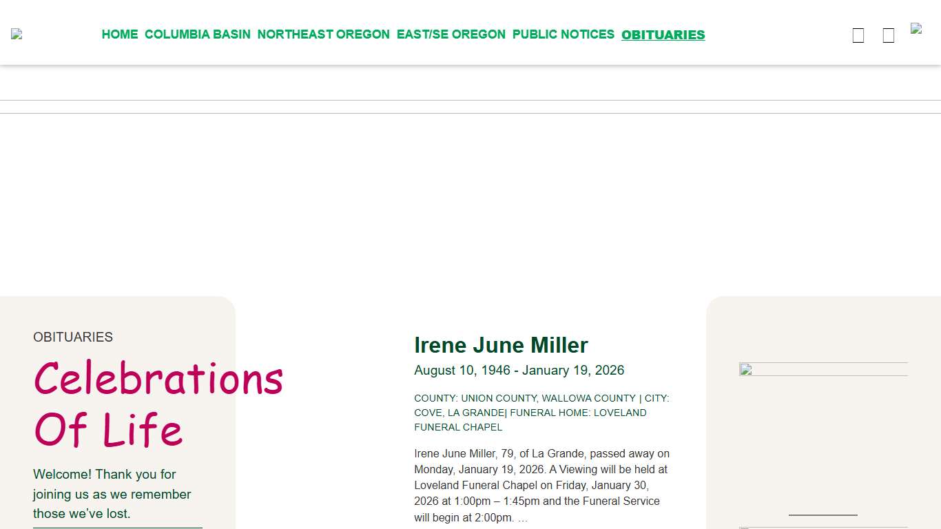 Obituaries - Elkhorn Media Group